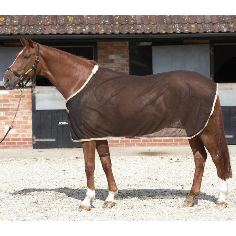 Mark Todd Mesh Cooler Rug - Brown/Gold